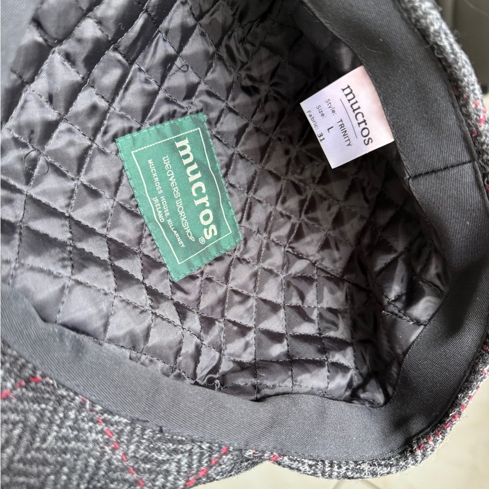 Mucros Weavers Irish Flat Tweed Cap - Picture 4 of 9